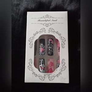 Black and Pink Nail Art Set
